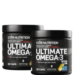 2 x Ultimate Omega-3 80% 90 kapsler