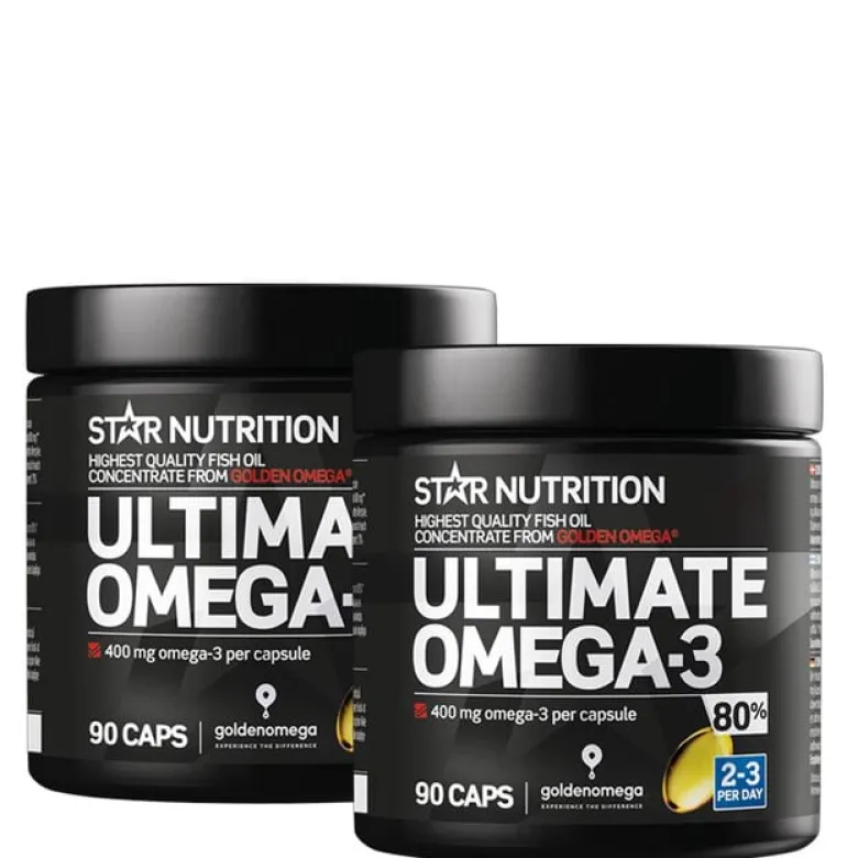 2 x Ultimate Omega-3 80% 90 kapsler