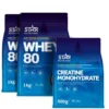 2 x Whey-80 Myseprotein + Kreatinmonohydrat
