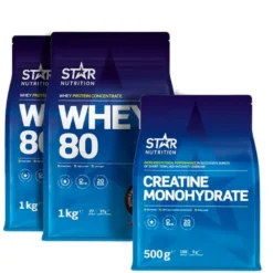 2 x Whey-80 Myseprotein + Kreatinmonohydrat