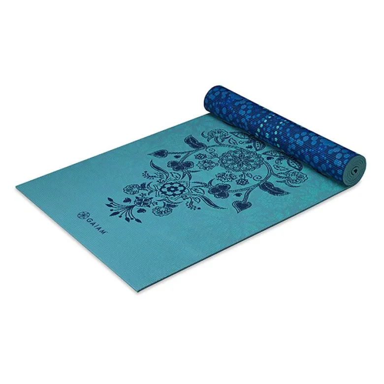 Yogamatte 6 mm Blå