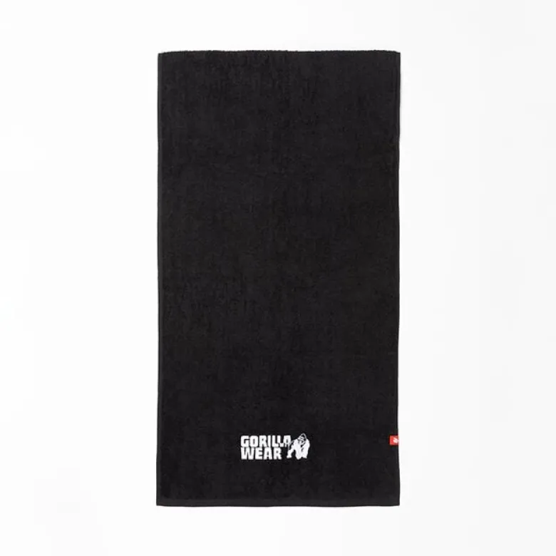 Zip Pocket Gymhåndkle Svart